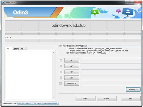 odin3 v3.14.1_3b_patched  Mirror 1, 2, or 3 will be downloaded just when you click it